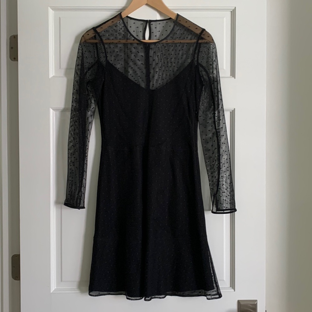 Rag & Bone Mesh Dot Cocktail Dress 2